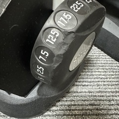 【手渡し】トレーニングベンチ&可変式ダンベル25kg x2