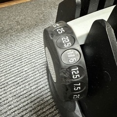 【手渡し】トレーニングベンチ&可変式ダンベル25kg x2