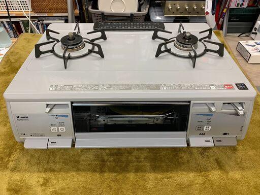 【愛品館江戸川店】リンナイ　都市ガス用ガステーブル　2017年製　RT63VHT-R　 ID：133-034731-007