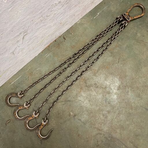 【KITO】 キトー チェーンスリング フック 4点吊り 6T 78cm×7mm