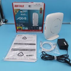 ●美品● BUFFALO WiFi6 ルーター 無線LAN親機　...