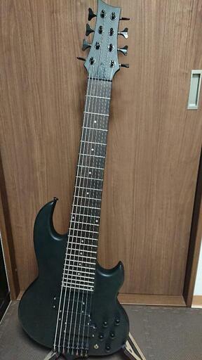 [値下げ!]珍レア美品！8弦ベースギター　ソフトケース付