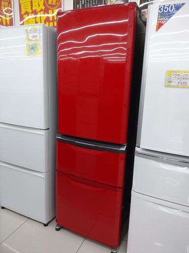 MITSUBISHI三菱370L冷蔵庫2012年製MR-C37ET-Rイタリアンレッド