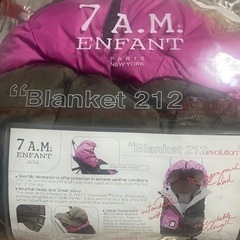 7A.M.ENFANT blanket 212フットマフ　ベビー...