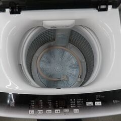 西岡店 洗濯機 5.5kg 2021年製 ハイアール JW-U55HK Haier  全自動 単身 一人暮らし 
