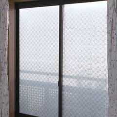 未使用 日本製 アール 窓用断熱シート すりガラス対応 5枚セット 