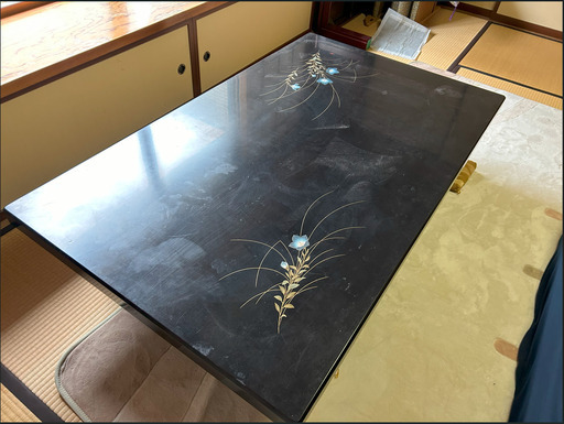 昭和レトロ テーブル 140cm×90cm 中古品　和室