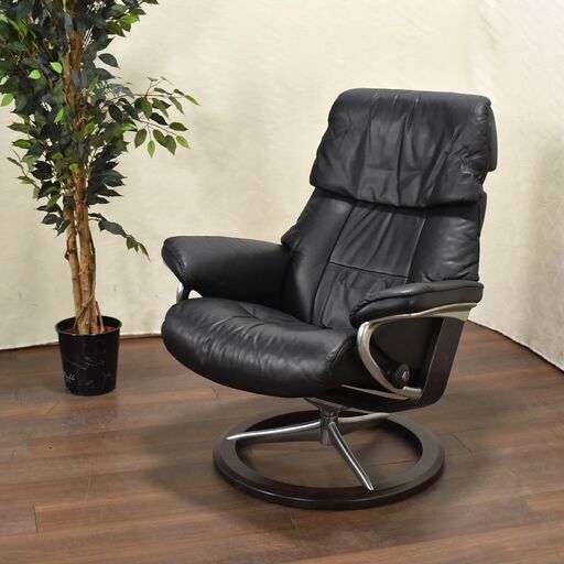 【ヤ取終了3/22】≪yt1081ジ≫ Stressless/ストレスレス リクライニングチェア オットマン無し チェア本体のみ Ekornes/エコーネス 51221-02