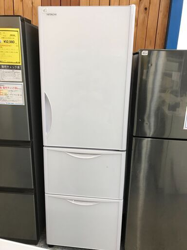 【FU712】★冷蔵庫 ヒタチ R-S38JV 2018年製 375L