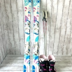 90cm 靴20cm PURE CONSCIOUS 子供用スキーセット 中古 90cm 靴20cm PURE CONSCIOUS 子供用スキーセット 中古