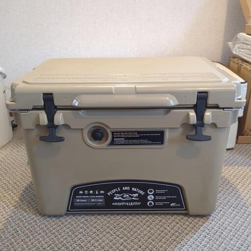 FIELDOOR 33.1L ノーザンクーラーボックス 容量33.1L 密閉 長時間 保冷 キャンプ BBQ 釣り レジャー 災害