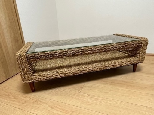 アジアン家具　ウォーターヒヤシンス　ローテーブル