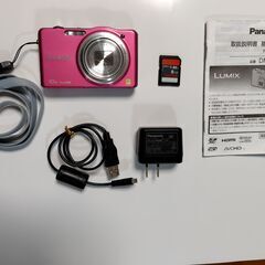 デジカメ　中古美品　パナソニック　LUMIX　DMC-SZ7　ピンク