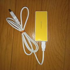 USB4ポートハブ黄色（パッケージ無し版）
