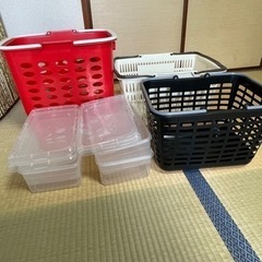 靴収納、収納カゴ　