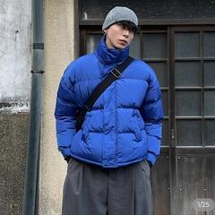 【新品未使用】nugu ユニセックス ダウンジャケット blue