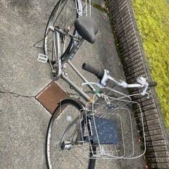 【取引中】日本製 27インチ 通学用 自転車