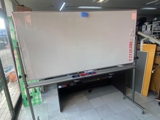 ホワイトボード　１８０㎝　両面タイプ　リサイクルショップ宮崎屋住吉店R6.1.21