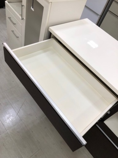 収納家具 アイクラフト 食器棚 クリスタルⅢ キッチン収納 キッチン 