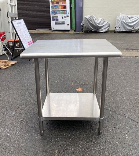 大阪⭐️エコマックス♻️「S141」 作業台 幅760㎜×奥行610㎜×高さ870㎜ 業務用 ステンレス 厨房 大阪⭐️エコマックス♻️「S141」 作業台 幅760㎜×奥行610㎜×