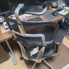 (訳有)エルゴヒューマンプロ　黒　オフィスチェア