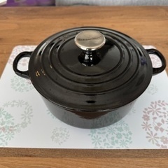 LE CREUSET ルクルーゼ 20cm黒 両手鍋