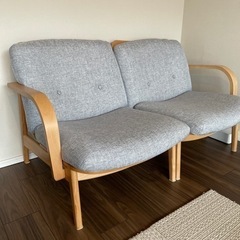 ケユカ　KEYUCA メイ　ソファ　２P 北欧　ナチュラル　ベージュ