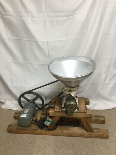 【北見市発】株式会社丸七製作所 丸七式餅錬 製粉 味噌切機 100V (D5453wY)