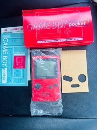 新品未使用　ゲームボーイポケット 本体 レッド　MGB-001 GAMEBOY POCKET GBP Nintendo ニンテンドー 任天堂 外箱 説明書