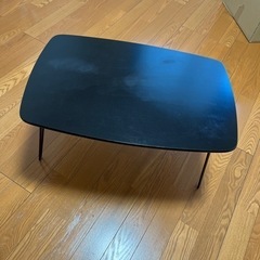 ローテーブル 折り畳み 黒