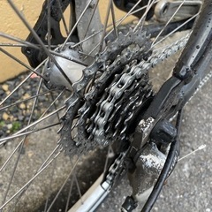 【オススメ】 ジャイアント クロスバイク アルミフレーム Mサイズ 7s 新品パーツ多数