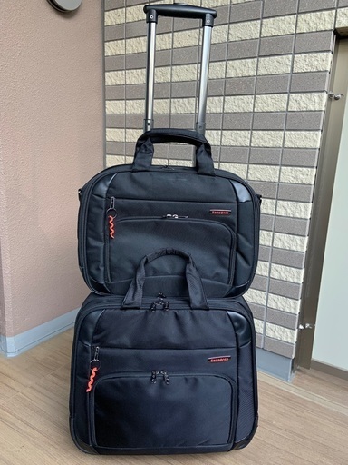 Samsonite◇サムソナイト VATON ROLLING TOTE ローリングトート キャリーバッグ \u0026 未使用のラップトップブリーフケース PCバッグ VOTO