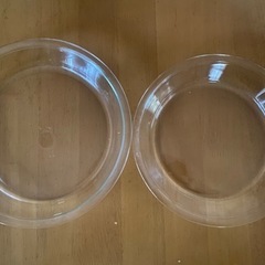 イワキ(iwaki)耐熱パイ皿2枚セット