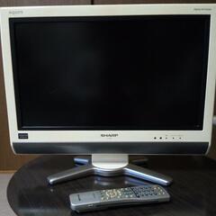 20型液晶テレビ SHARP AQUOS 2008年製 リモコン付