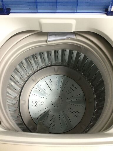 【北見市発】ハイアール Haier 全自動洗濯機 JW-C55CK 2019年製 5.5kg (E2378wY)