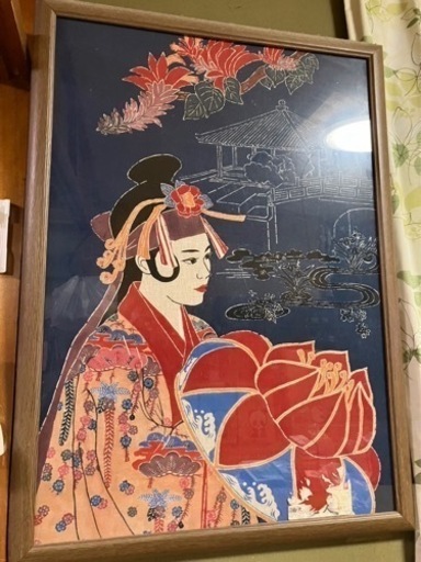 沖縄紅型壁紙