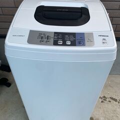 【糸島市内 送料無料】日立　洗濯機　NW-50B(W)　中古品　5kg　2017年製　＃37281-0-2 糸島市内 送料無料】日立 洗濯機 NW-50B(W) 中古品 5kg 2017年