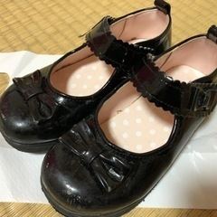 女の子 フォーマル靴 17.0