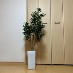【値下げ】人工観葉植物　光触媒オリーブフルーツ125cm