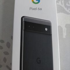 【新品未使用】Pixel6a Charcoal【手帳型ケース付き】