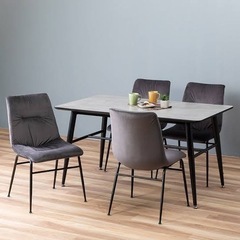 【美品】東京インテリア　ダイニングテーブルセット　チェアセット