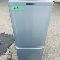 ER403番　三菱ノンフロン冷凍冷蔵庫MR-P15A-S 