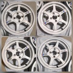 SSR typeC（白）15×5.5J ET42 PCD100 4H 4本 スピードスター 軽量 タイプ