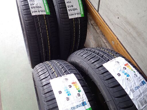 お取引終了！】☆(O-3)軽乗用車用タイヤ165/55R15の4本セット！工賃等  