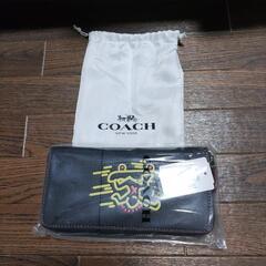 COACHキースへリング長財布