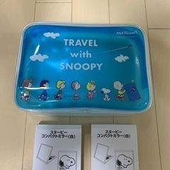 【スヌーピーグッズ】Travel with SNOOPYのポーチ...