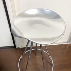 値下げ♪クロームメッキ 大塚家具 2脚セット♪リビング・ダイニング