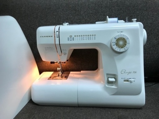 (決まりました)★シンプル★JANOME家庭用ミシンEluge326★ 整備品 おすすめ★