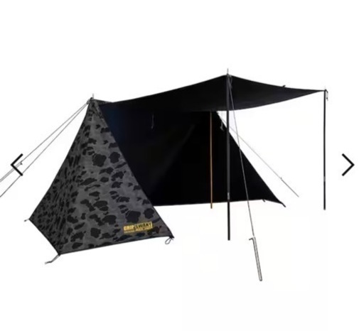 グリップスワニー atmos 限定 アトモス ファイアープルーフ GS テント ブラックカモ
