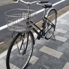 自転車 27インチ ギア一つのみ(重い)